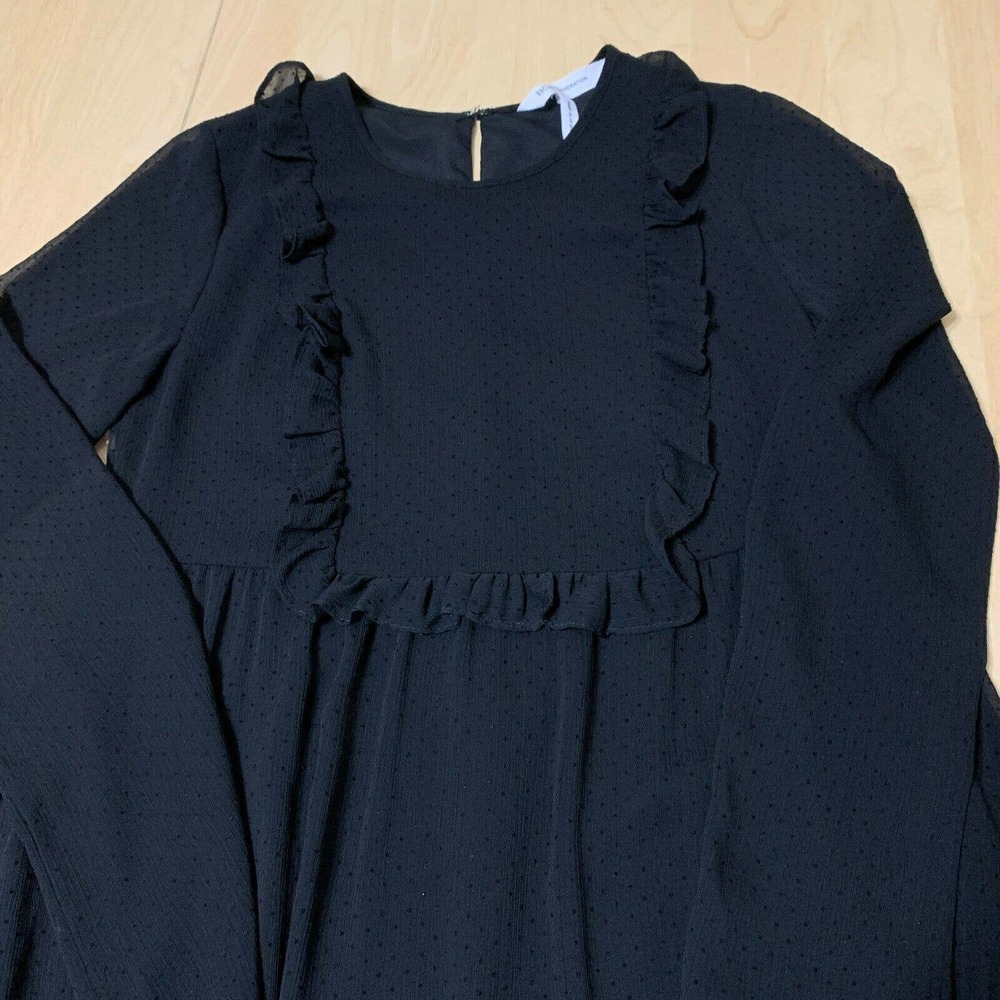 BCBGeneration Size XXS Ruffled Swiss Dot Dress - Picture 11 of 11